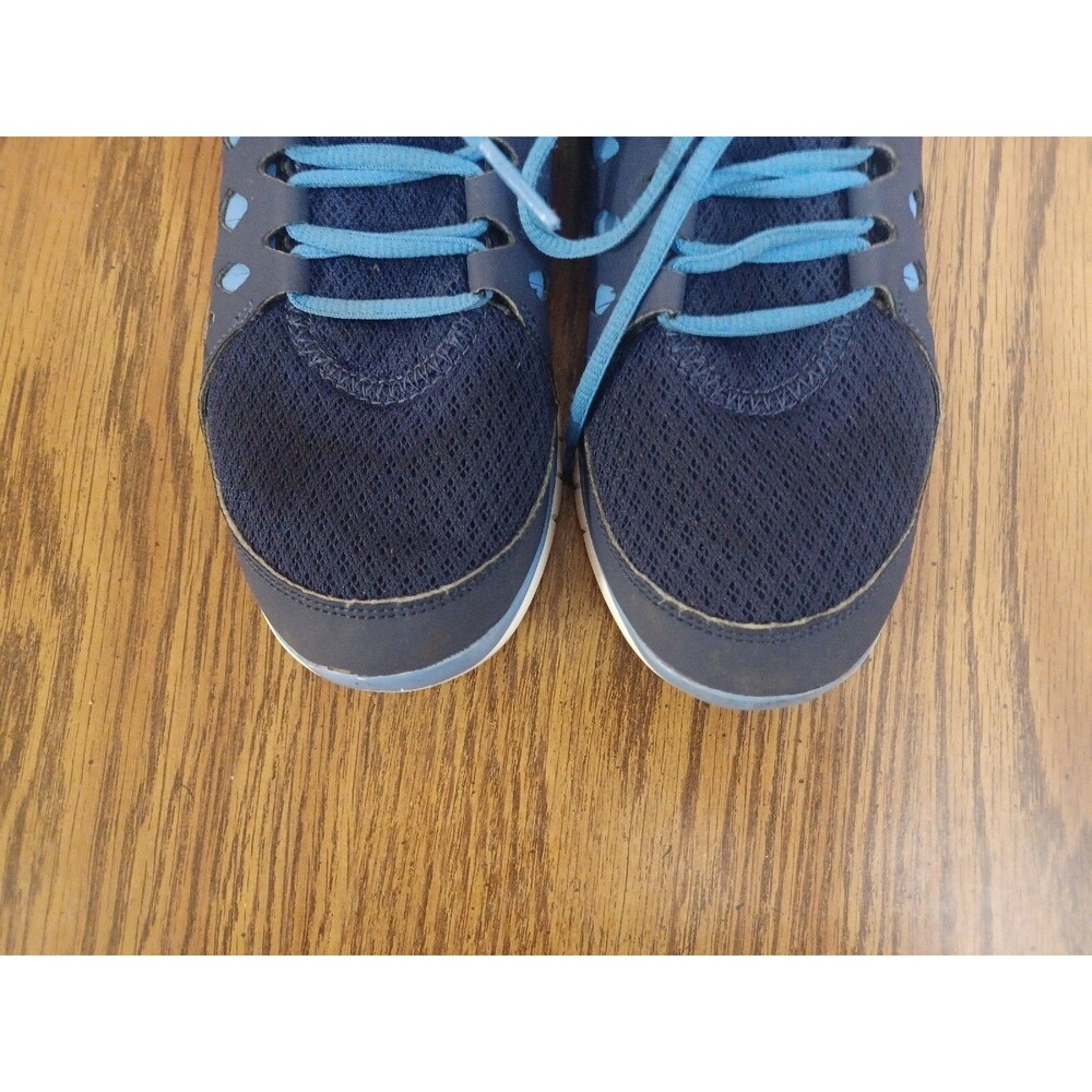 Asics Gel-Fit Tempo Lace Up Athletic Shoe Womens Size 7.5 S563N Blue White Pink - Picture 3 of 11
